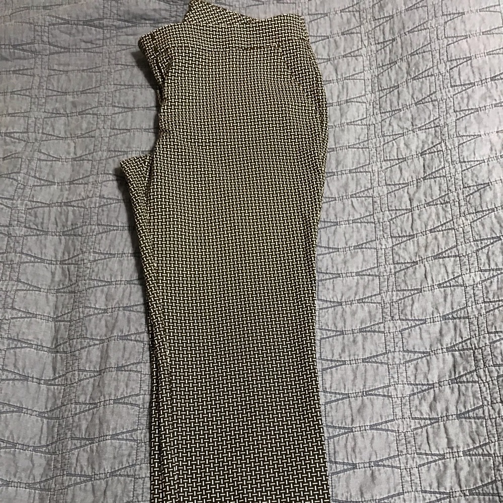 Express Columnist pant straight leg cropped